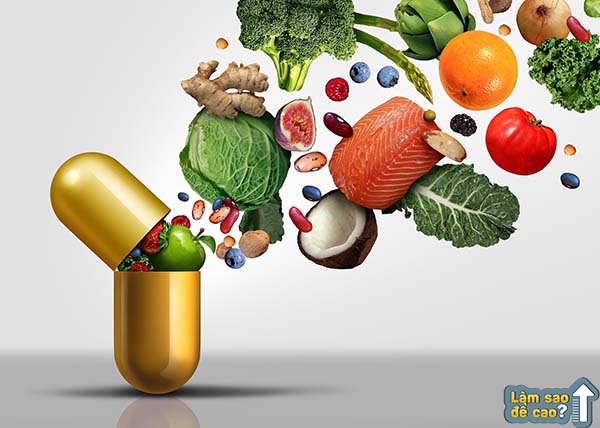Top 7 loại vitamin cần thiết cho sự phát triển chiều cao
