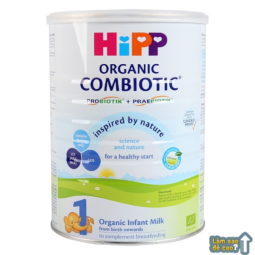 HiPP Combiotic kết hợp bộ ba dưỡng chất hỗ trợ tăng đề kháng
